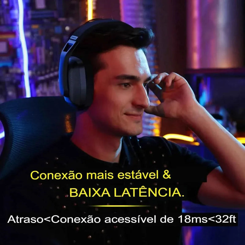 Headset Gamer NUBWO Pro Gamer Wireless + Bluetooth | Innova Fácil