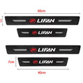 Kit Protetor de Soleira Anti-risco Carbono Premium Lifan - 4 pcs
