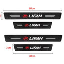 Kit Protetor de Soleira Anti-risco Carbono Premium Lifan - 4 pcs