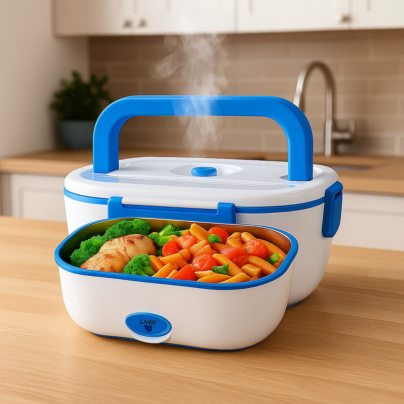 Marmita Elétrica Portátil Bivolt – Aqueça sua comida onde estiver