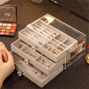 Porta Joia Acrílico Luxo com 3 Camadas- Brinco/ Anel/ Colar/ Pulseira