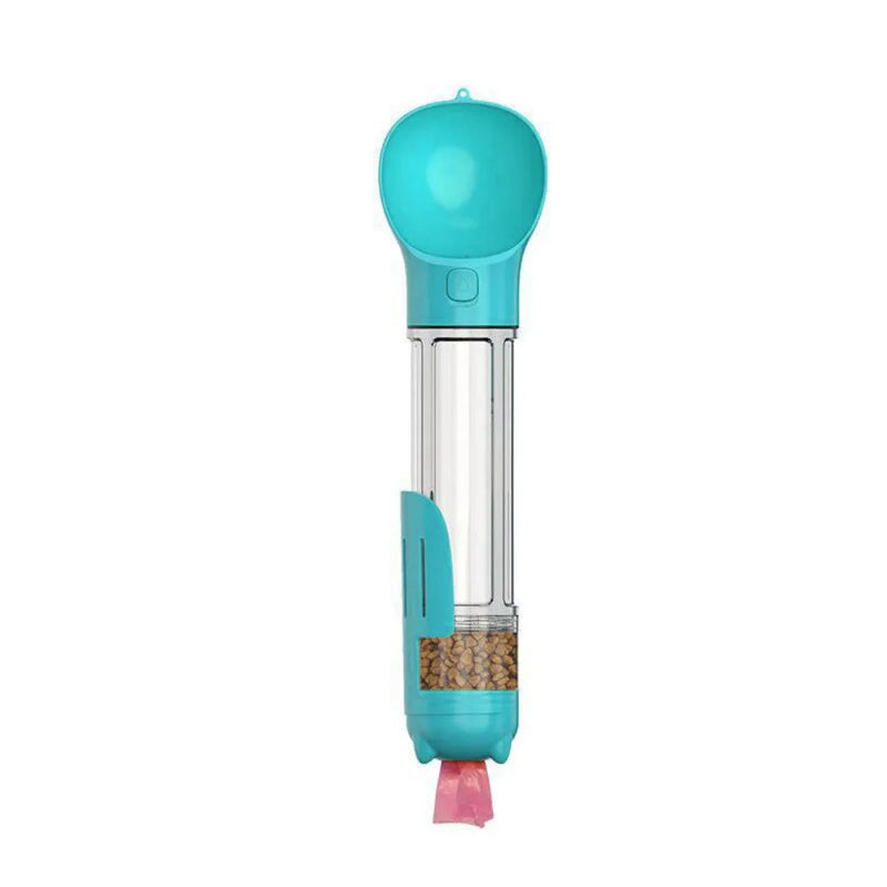 Garrafa Portátil de Água & Comida para Pets 3 em 1