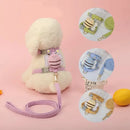 Peitoral + Coleira Borboletinha Pet