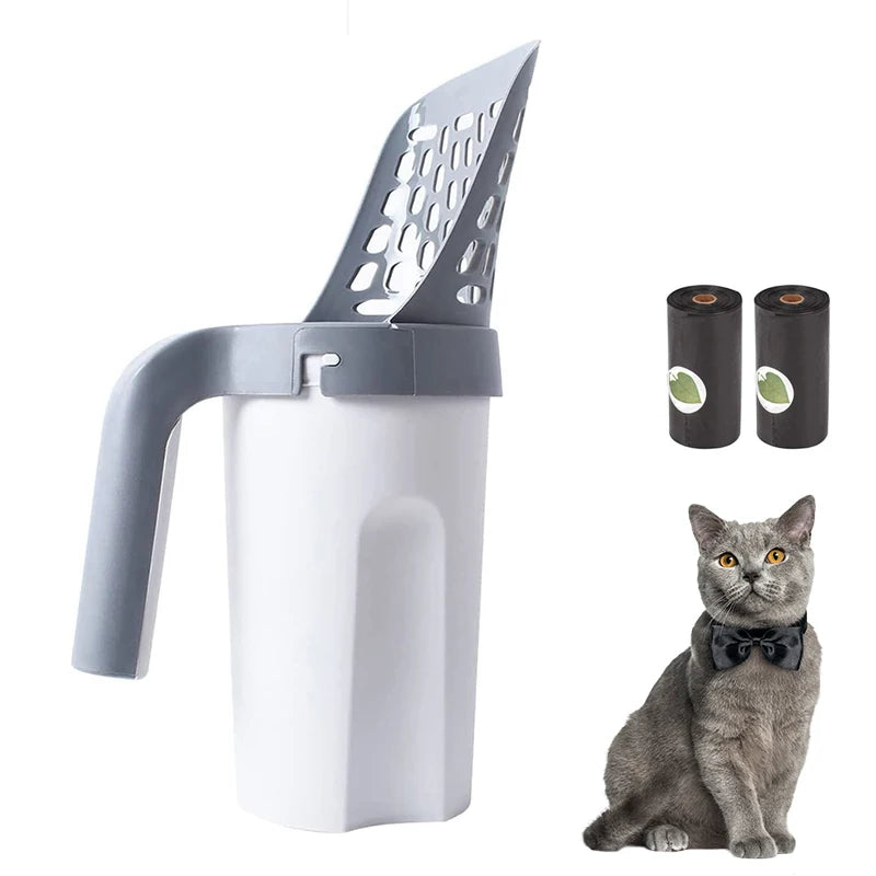 CleanPaws - Colher de Auto-limpeza para caixa de areia de gato