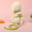 Peitoral + Coleira Borboletinha Pet