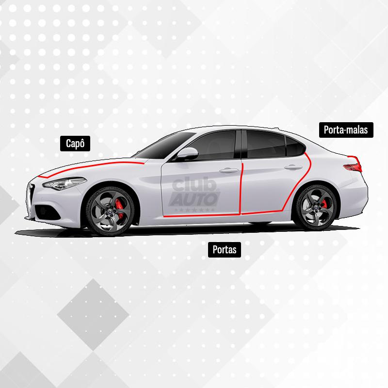 SaverStripe™ Proteção para Porta de Carros Universal Anticorrosão