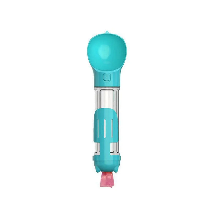 Garrafa Portátil de Água & Comida para Pets 3 em 1