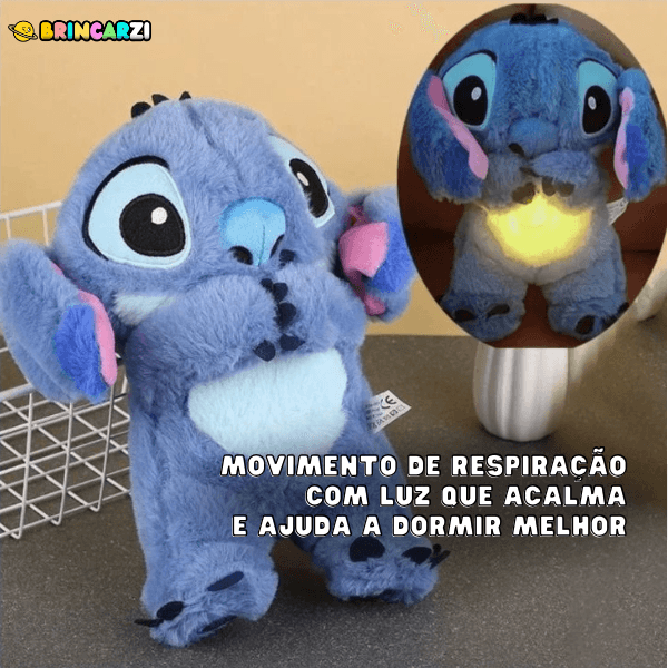 Stitch e Angel Pelúcia Respira