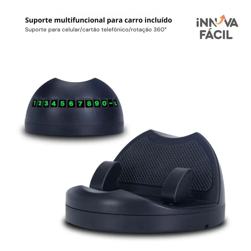 Suporte de Celular Para Carro Giratório 360° - INNOVA ORIGINAL
