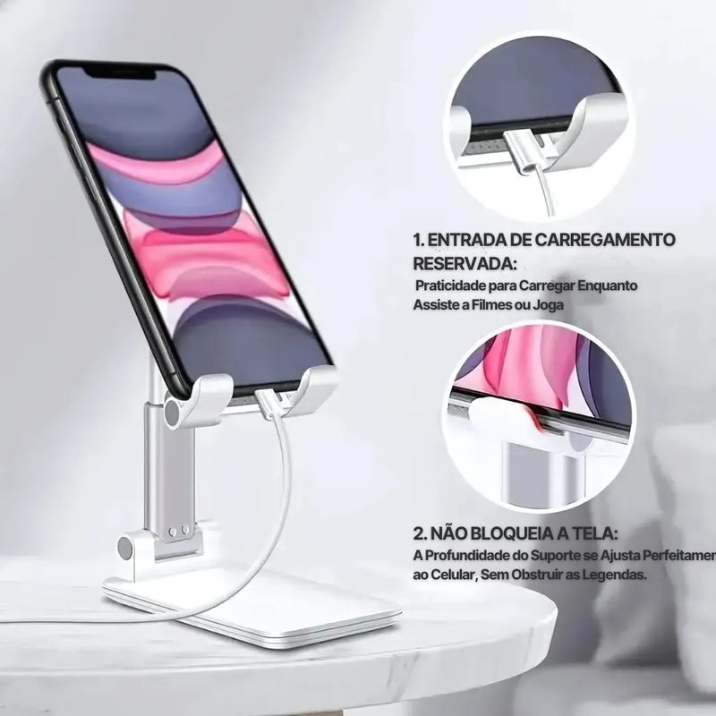 Suporte de Celular e Tablet Ajustável FlexiStand Universal | Innova Fácil