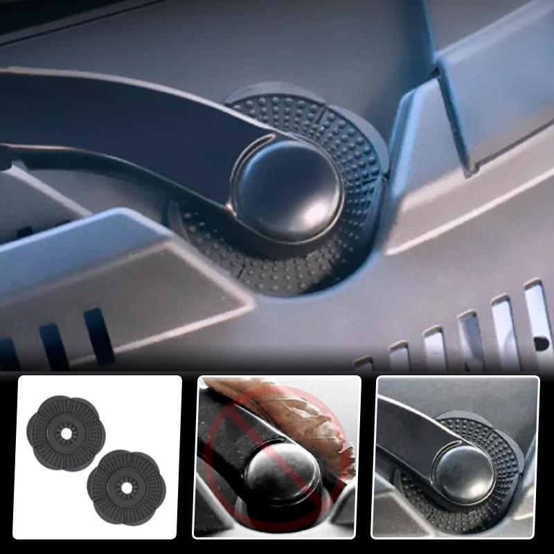 Tampa Vedação do Limpador de Parabrisa Silicone Anti Detritos - 2 Pçs