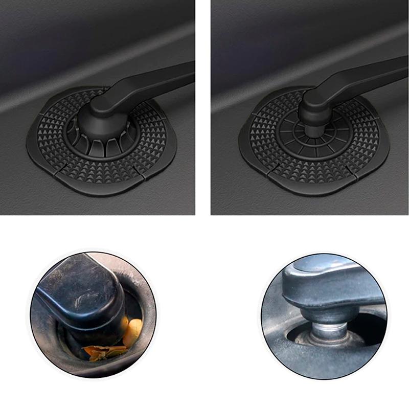 Tampa Vedação do Limpador de Parabrisa Silicone Anti Detritos - 2 Pçs