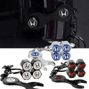 Tampas de Válvula com Chaveiro Club do Auto - Honda – 4 peças