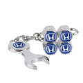 Tampas de Válvula com Chaveiro Club do Auto - Honda – 4 peças