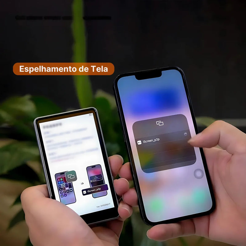 Tela Magnética De Selfie RK-X40 Com Espelhamento Sem Fio E Fixação Por Ímã | Innova Fácil