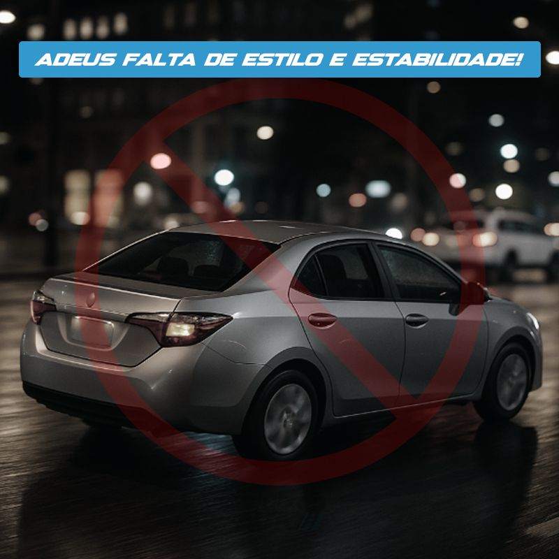 AeroPrime™ Aerofólio Esportivo Universal Flexível Premium