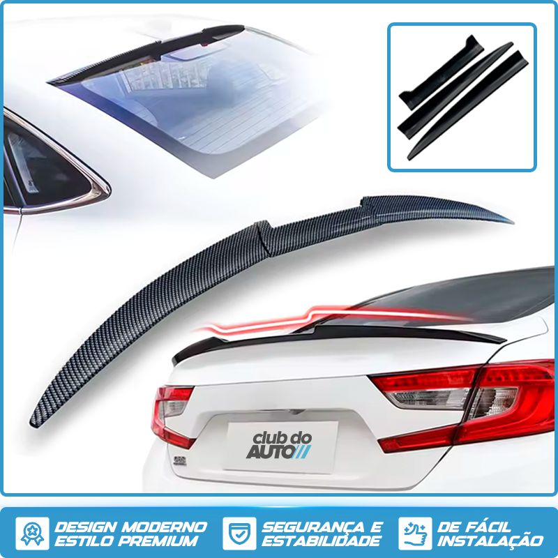 AeroPrime™ Aerofólio Esportivo Universal Flexível Premium