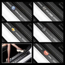 CarbonFilm™ Protetor de Soleira Anti-risco Premium - 4 Pçs