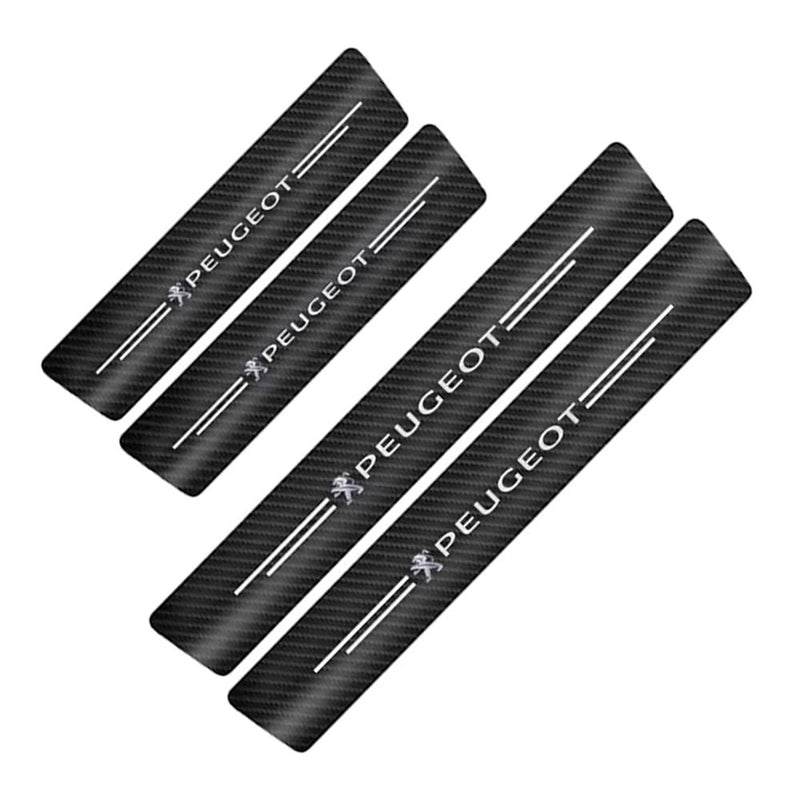 CarbonFilm™ Protetor de Soleira Anti-risco Premium - 4 Pçs