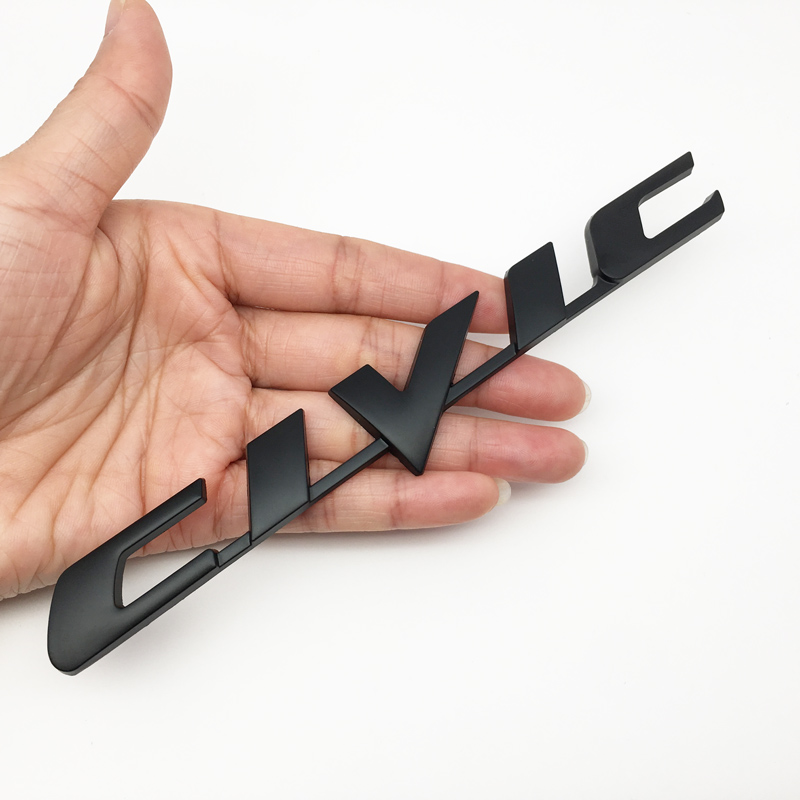 Emblema Metálico Traseiro Civic Premium