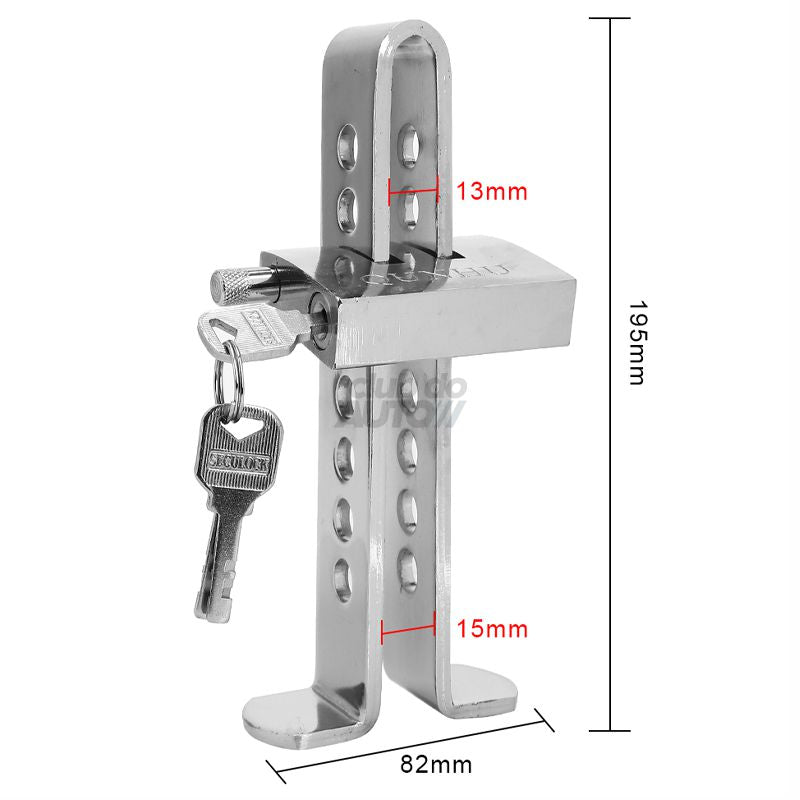 FullLock™ Trava Antifurto para Carros em Aço Inox Compacta