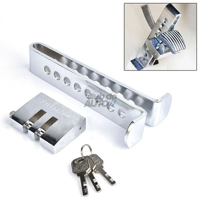 FullLock™ Trava Antifurto para Carros em Aço Inox Compacta