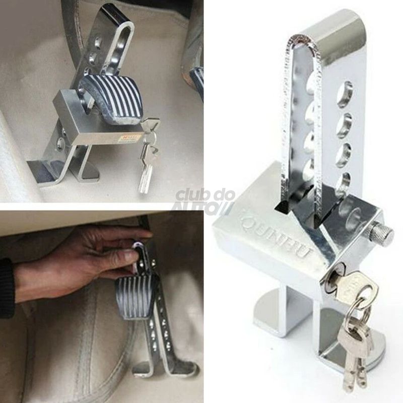 FullLock™ Trava Antifurto para Carros em Aço Inox Compacta