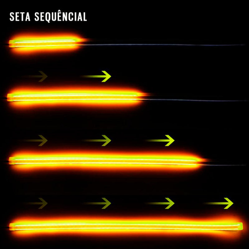 PrimeLED™ 2.0 Fita de LED para Farol DRL Sequencial - 2 Pçs