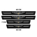 Protetor de Soleira Anti-risco Carbono Premium Chrysler - 4 Pçs